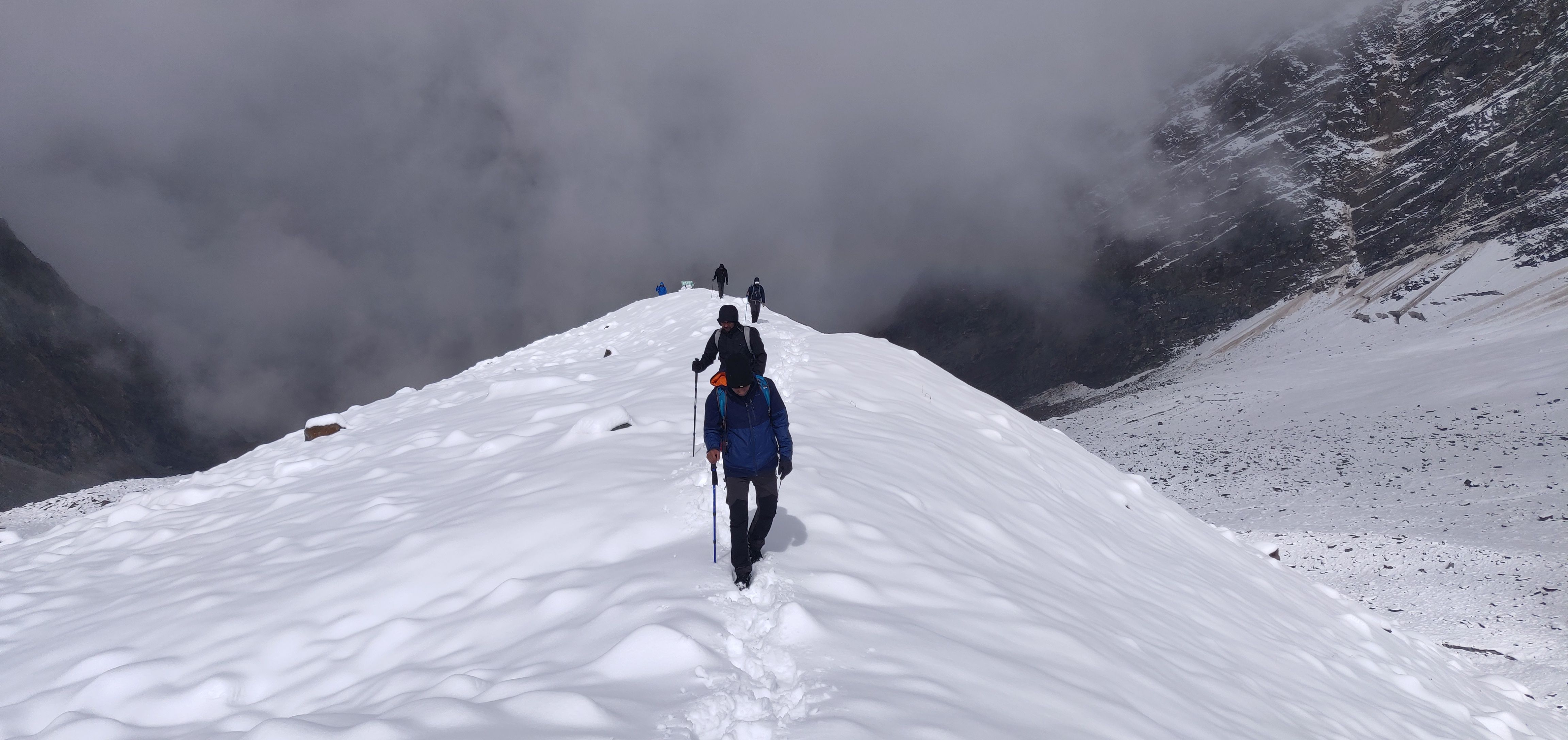 Trekking destination vista