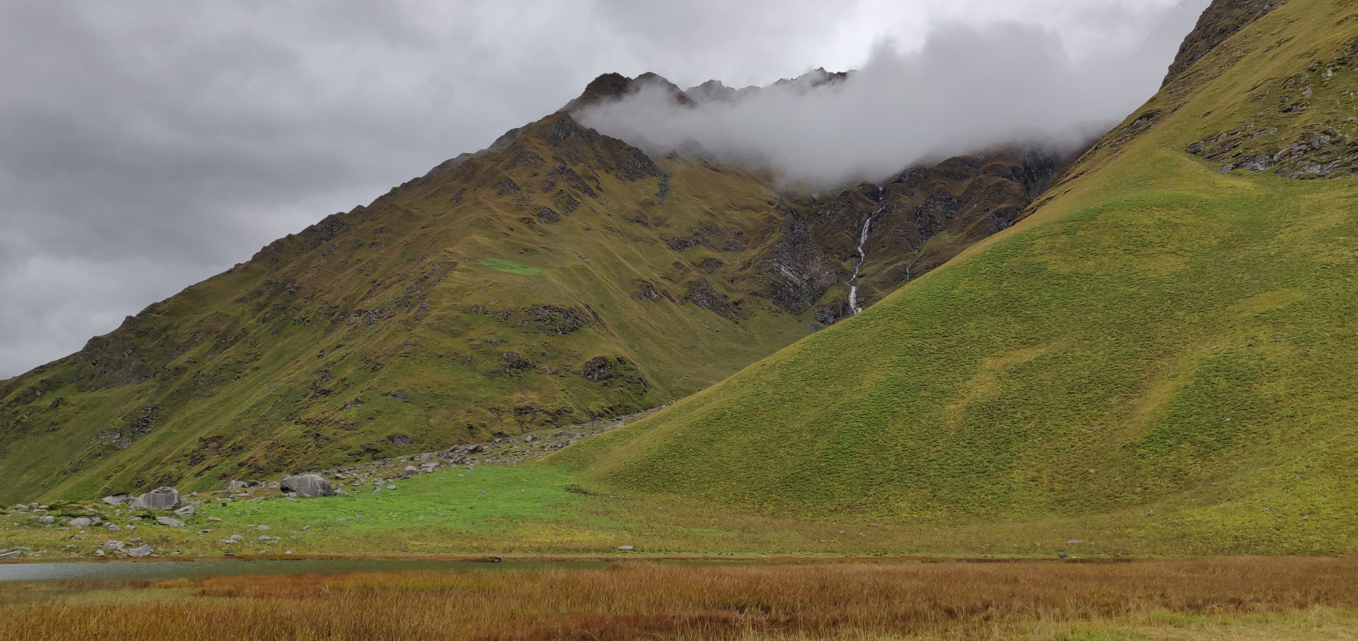 Scenic mountain trail