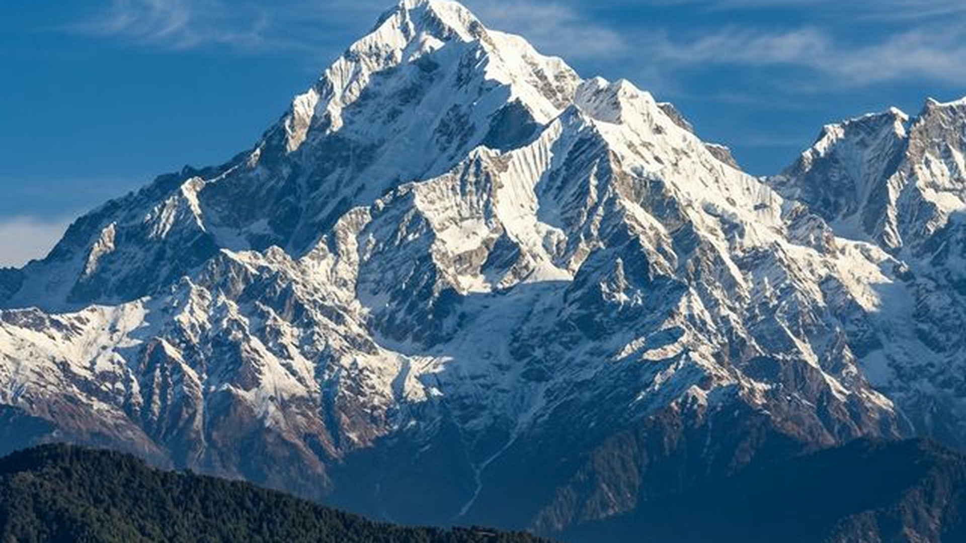 Mount Trishul peak view